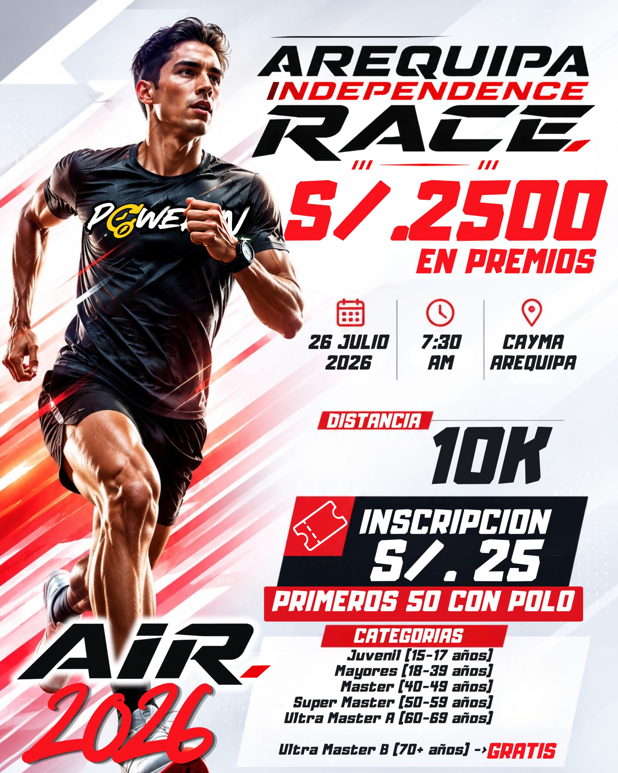 🏃‍♂️ ¡AREQUIPA INDEPENDENCE RACE 2026! 🏃‍♀️