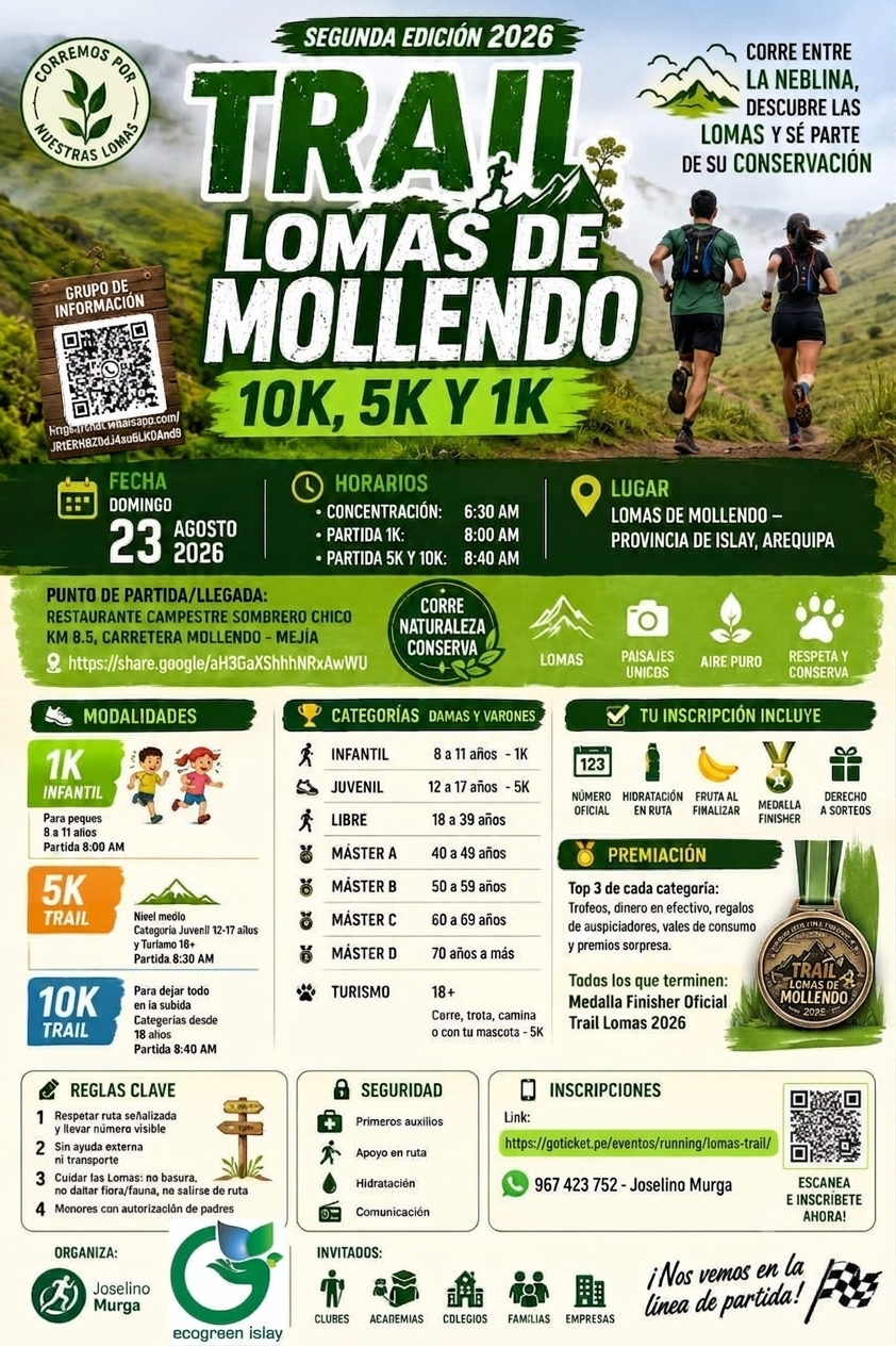 TRAIL LOMAS DE MOLLENDO 2026 