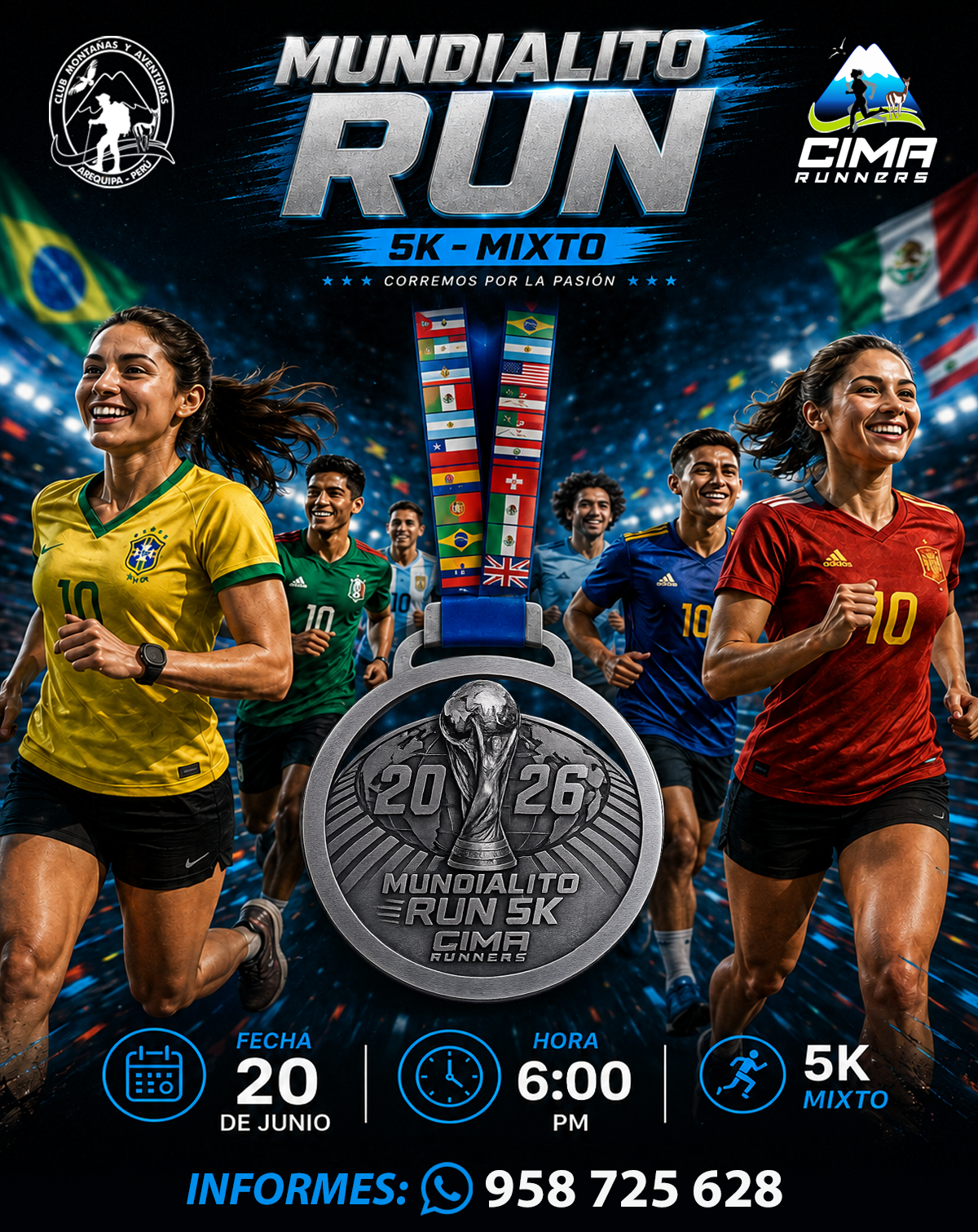 Banner del Evento - Mundialito Run 5K
